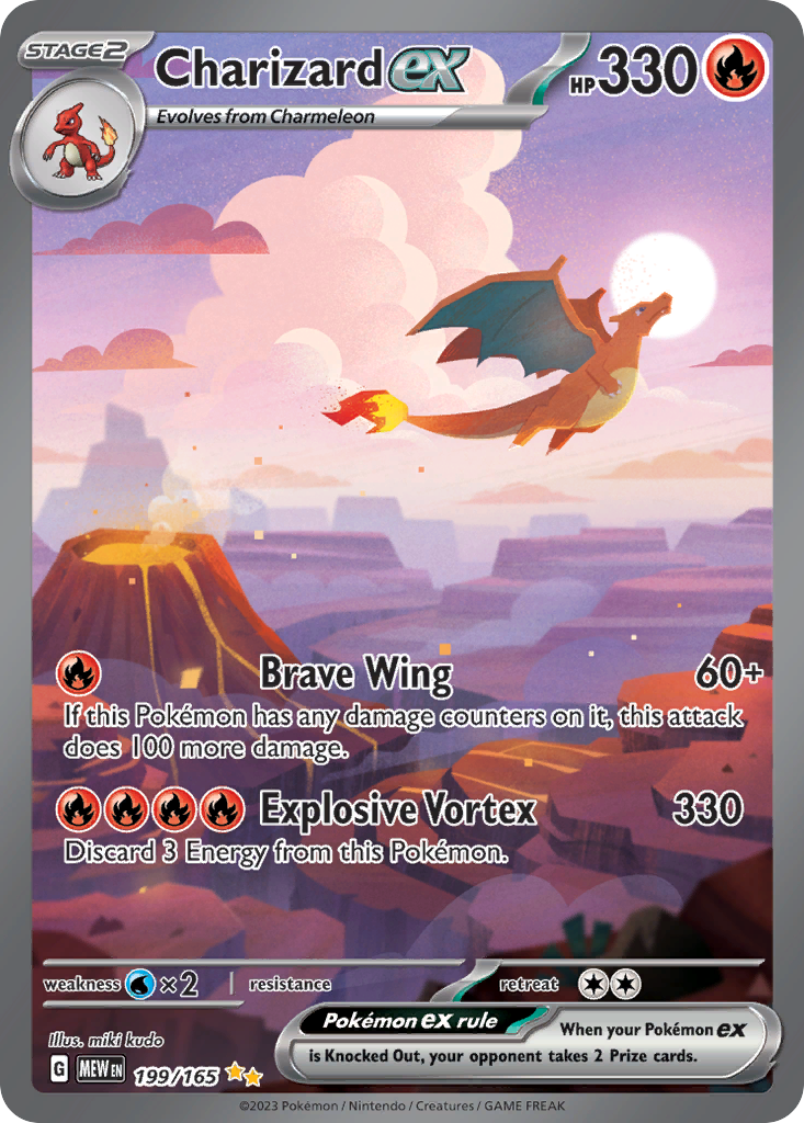 Charizard ex — Scarlet & Violet—151 199/165