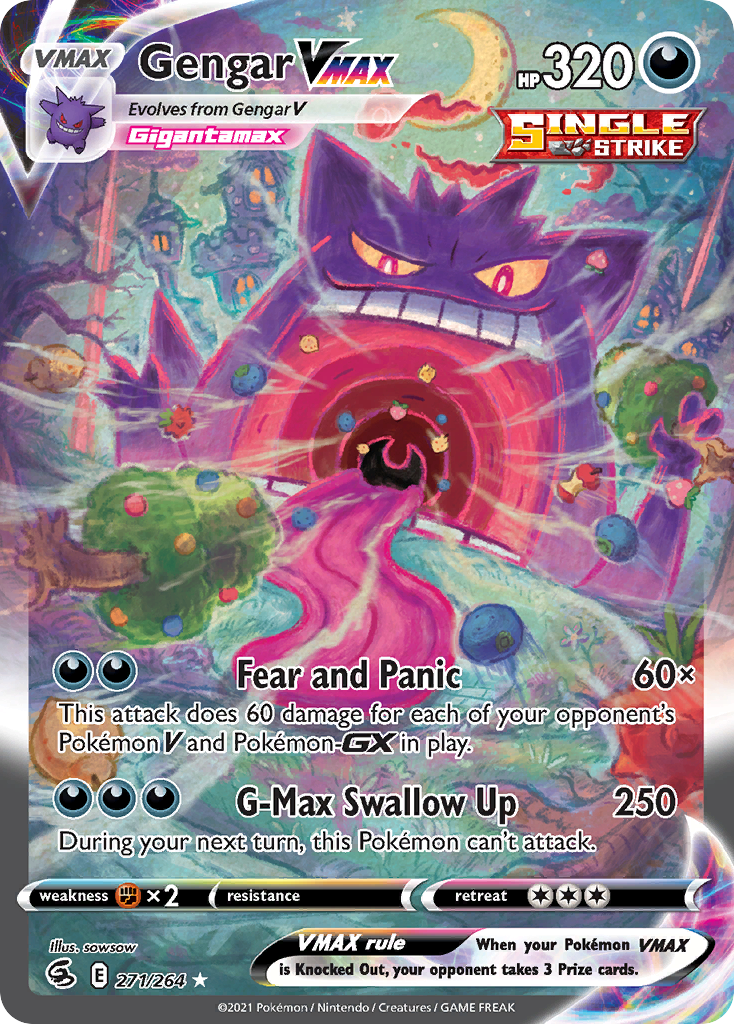 Gengar VMAX — Fusion Strike 271/264