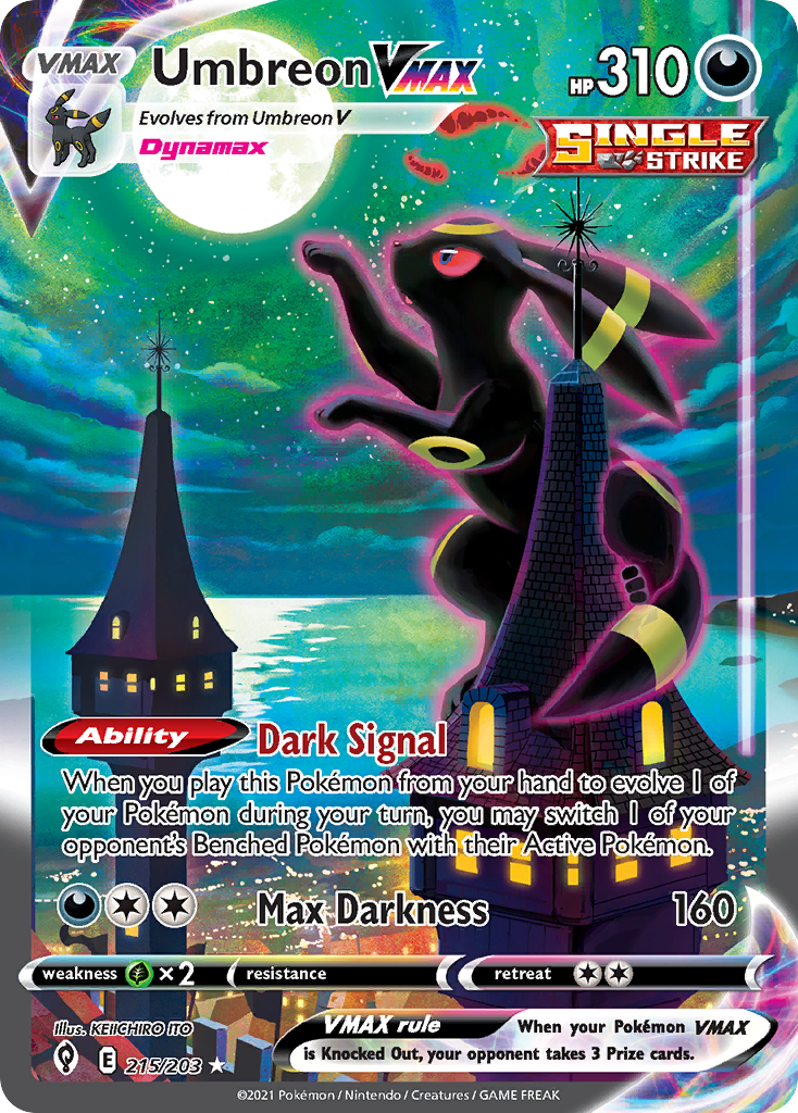 Umbreon VMAX — Evolving Skies 215/203